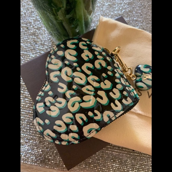 💚🖤💗Louis Vuitton Stephen Sprouse Coin pouch - Picture 2 of 6